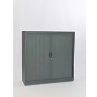Ceha Roldeurkast Metaal 3 Planken Afsluitbaar 1.200 x 450 x 1.200 mm Antraciet