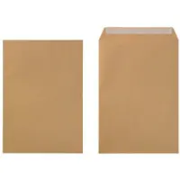 Viking C4 Kleefstrip Envelop Bruin 229 (B) x 324 (H) mm Zonder Venster 120 g/m² 250 Stuks