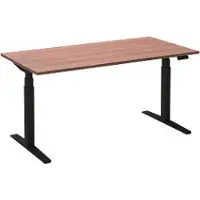 Ceha Adjust 2 Plus Elektrisch hoogteverstelbaar Zit-sta-bureau Rechthoekig Havanabruin Eiken T-Voet 1,200 (B) x 800 (D) x 1,300 (H) mm Melamine, metaal