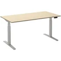 Ceha Adjust 2 Plus Elektrisch hoogteverstelbaar Zit-sta-bureau Rechthoekig Ahorn T-Voet 1,800 (B) x 800 (D) x 1,300 (H) mm Melamine, metaal