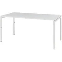 Bisley Quattro Basic Bureau Wit 1.600 (B) x 800 (D) x 850 (H) mm Melamine, Staal