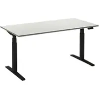 Ceha Adjust 2 Plus Elektrisch hoogteverstelbaar Zit-sta-bureau Rechthoekig Wit T-Voet 1,600 (B) x 800 (D) x 1,300 (H) mm Melamine, metaal