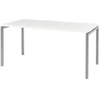 Bisley Quattro Basic Bureau Wit 1.800 (B) x 800 (D) x 740 (H) mm Melamine, Staal