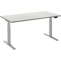 Ceha Adjust 2 Plus Elektrisch hoogteverstelbaar Zit-sta-bureau Rechthoekig Wit T-Voet 1,800 (B) x 800 (D) x 1,300 (H) mm Melamine, metaal