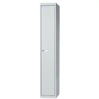 Bisley Staal Garderobekast 1 Deur 1 kluis Sleutel 305 x 457 x 1.802 mm Grijs