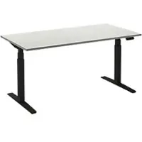 Ceha Adjust 2 Plus Elektrisch hoogteverstelbaar Zit-sta-bureau Rechthoekig Wit T-Voet 1,400 (B) x 800 (D) x 1,300 (H) mm Melamine, metaal