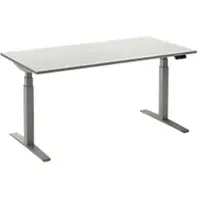 Ceha Adjust 2 Plus Elektrisch hoogteverstelbaar Zit-sta-bureau Rechthoekig Wit T-Voet 2,000 (B) x 800 (D) x 1,300 (H) mm Melamine, metaal