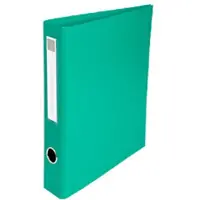 Exacompta Bright colours 40 mm Ringband Karton, pvc (polyvinylchloride) A4 4 Ringen Groen 51643E 15 Stuks