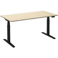 Ceha Adjust 2 Plus Elektrisch hoogteverstelbaar Zit-sta-bureau Rechthoekig Ahorn T-Voet 1,800 (B) x 900 (D) x 1,300 (H) mm Melamine, metaal