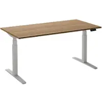 Ceha Adjust 2 Plus Elektrisch hoogteverstelbaar Zit-sta-bureau Rechthoekig Tabak Eiken T-Voet 1,200 (B) x 800 (D) x 1,300 (H) mm Melamine, metaal