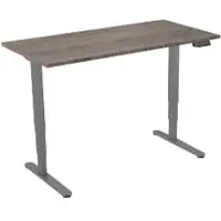 Euroseats Zit-sta-bureau Rechthoekig Logan Eiken T-Voet 1.800 (B) x 800 (D) x 1.275 (H) mm Metaal