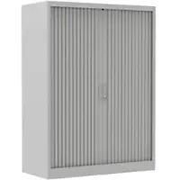 Ceha Roldeurkast Metaal 3 Planken Afsluitbaar 1.000 x 450 x 1.350 mm Grijs
