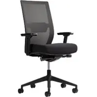 Bisley Bureaustoel Synchroonmechanisme Mesh 3D armleuning Zwart 120 kg 660 x 570 x 1.100 mm
