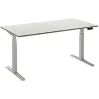 Ceha Adjust 2 Plus Elektrisch hoogteverstelbaar Zit-sta-bureau Rechthoekig Wit T-Voet 1,400 (B) x 800 (D) x 1,300 (H) mm Melamine, metaal