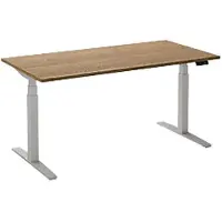 Ceha Adjust 2 Plus Elektrisch hoogteverstelbaar Zit-sta-bureau Rechthoekig Tabak Eiken T-Voet 2,000 (B) x 800 (D) x 1,300 (H) mm Melamine, metaal