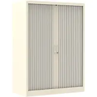 Ceha Roldeurkast Metaal 4 Planken Afsluitbaar 1.000 x 450 x 1.350 mm Wit