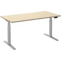 Ceha Adjust 2 Plus Elektrisch hoogteverstelbaar Zit-sta-bureau Rechthoekig Ahorn T-Voet 1,800 (B) x 900 (D) x 1,300 (H) mm Melamine, metaal