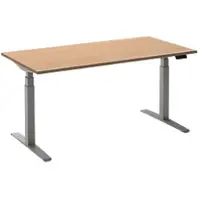 Ceha Adjust 2 Plus Elektrisch hoogteverstelbaar Zit-sta-bureau Rechthoekig Beuken T-Voet 1,400 (B) x 800 (D) x 1,300 (H) mm Melamine, metaal