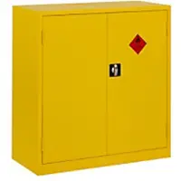 Ceha Veiligheidskast Metaal 1 Plank Afsluitbaar 1.000 x 450 x 1.060 mm Geel