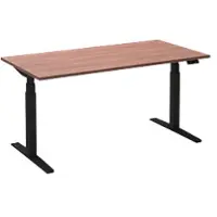 Ceha Adjust 2 Plus Elektrisch hoogteverstelbaar Zit-sta-bureau Rechthoekig Havanabruin Eiken T-Voet 2,000 (B) x 800 (D) x 1,300 (H) mm Melamine, metaal