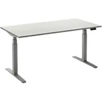 Ceha Adjust 2 Plus Elektrisch hoogteverstelbaar Zit-sta-bureau Rechthoekig Wit T-Voet 2,000 (B) x 800 (D) x 1,300 (H) mm Melamine, metaal