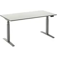Ceha Adjust 2 Plus Elektrisch hoogteverstelbaar Zit-sta-bureau Rechthoekig Wit T-Voet 1,800 (B) x 900 (D) x 1,300 (H) mm Melamine, metaal