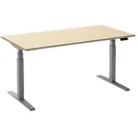 Ceha Adjust 2 Plus Elektrisch hoogteverstelbaar Zit-sta-bureau Rechthoekig Ahorn T-Voet 1,800 (B) x 900 (D) x 1,300 (H) mm Melamine, metaal