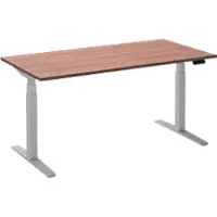 Ceha Adjust 2 Plus Elektrisch hoogteverstelbaar Zit-sta-bureau Rechthoekig Havanabruin Eiken T-Voet 1,200 (B) x 800 (D) x 1,300 (H) mm Melamine, metaal