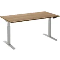 Ceha Adjust 2 Plus Elektrisch hoogteverstelbaar Zit-sta-bureau Rechthoekig Tabak Eiken T-Voet 2,000 (B) x 800 (D) x 1,300 (H) mm Melamine, metaal