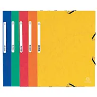 Exacompta 3-flap mappen 55025E Kleurenassortiment Geplastificeerd karton 24 x 32 cm 125 Stuks