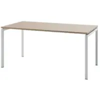 Bisley Quattro Basic Bureau Eiken 1.800 (B) x 800 (D) x 740 (H) mm Melamine, Staal
