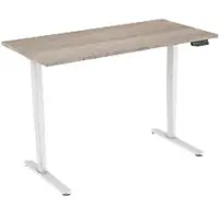 Euroseats Zit-sta-bureau Rechthoekig Robson Eiken T-Voet 1.800 (B) x 800 (D) x 1.275 (H) mm Metaal