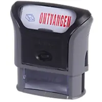 Trodat Printy Office Kantoorstempel Ontvangen Rood, Blauw 4,7 cm