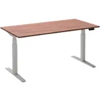 Ceha Adjust 2 Plus Elektrisch hoogteverstelbaar Zit-sta-bureau Rechthoekig Havanabruin Eiken T-Voet 2,000 (B) x 800 (D) x 1,300 (H) mm Melamine, metaal