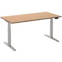 Ceha Adjust 2 Plus Elektrisch hoogteverstelbaar Zit-sta-bureau Rechthoekig Beuken T-Voet 1,600 (B) x 800 (D) x 1,300 (H) mm Melamine, metaal