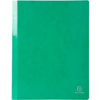 Exacompta Snelhechtermappen 380815B Donkergroen Geplastificeerd karton 24 x 32 cm 25 Stuks