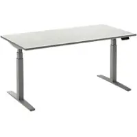 Ceha Adjust 2 Plus Elektrisch hoogteverstelbaar Zit-sta-bureau Rechthoekig Wit T-Voet 1,600 (B) x 800 (D) x 1,300 (H) mm Melamine, metaal