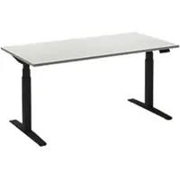Ceha Adjust 2 Plus Elektrisch hoogteverstelbaar Zit-sta-bureau Rechthoekig Wit T-Voet 1,200 (B) x 800 (D) x 1,300 (H) mm Melamine, metaal