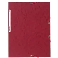 Exacompta 3-flap mappen 55525E Kersen-rood Geplastificeerd karton 24 x 32 cm 25 Stuks