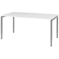 Bisley Quattro Basic Bureau Wit 1.800 (B) x 800 (D) x 850 (H) mm Melamine, Staal