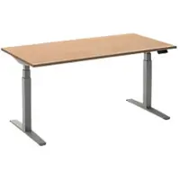 Ceha Adjust 2 Plus Elektrisch hoogteverstelbaar Zit-sta-bureau Rechthoekig Beuken T-Voet 1,800 (B) x 900 (D) x 1,300 (H) mm Melamine, metaal