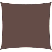 vidaXL Zonnescherm vierkant 4,5x4,5 m oxford stof bruin