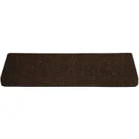vidaXL Trapmatten zelfklevend 15 stuks 65x21x4 cm bruin rechthoekige rand