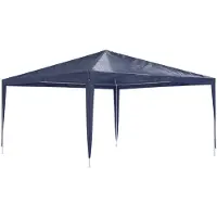 vidaXL Partytent 4x4 m blauw