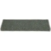 vidaXL Trapmatten 15 st 65x21x4 cm Donkergroen Rechthoekige Rand