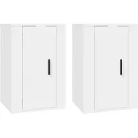 vidaXL Tv-wandmeubels 2 st 40x34,5x60 cm wit