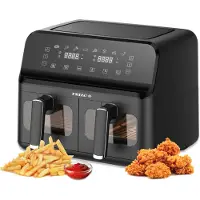 Friac AIF 8017 GS Dubbele Airfryer 4+4 L 2700W