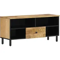 vidaXL Tv-meubel 100x33x46 cm massief mangohout