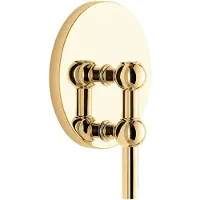 STOFF Nagel Nagel Wandkandelaar - Kaarshouders Messing Solid Brass - 9065
