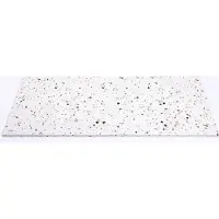 Saniclass Tops Topblad - 120x1.8x46cm - 2 afvoeren - zonder kraangaten - Terrazzo